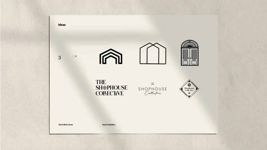 Shophouse Collective Logo Draft